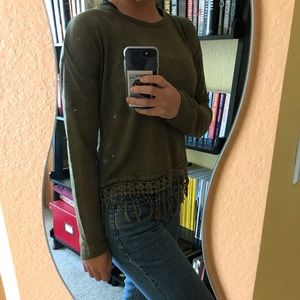 Long sleeve boho shirt.